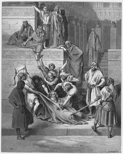 Martyrdom of Eleazar the Scribe by Gustave Dore